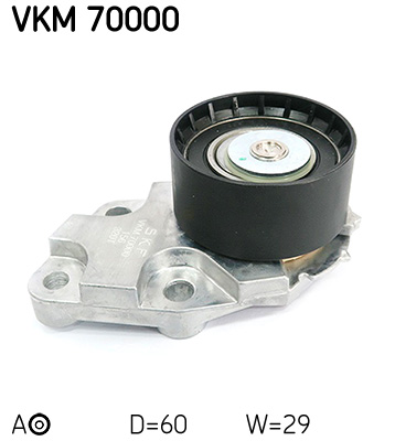 Tensioner Pulley, timing belt - VKM 70000 SKF